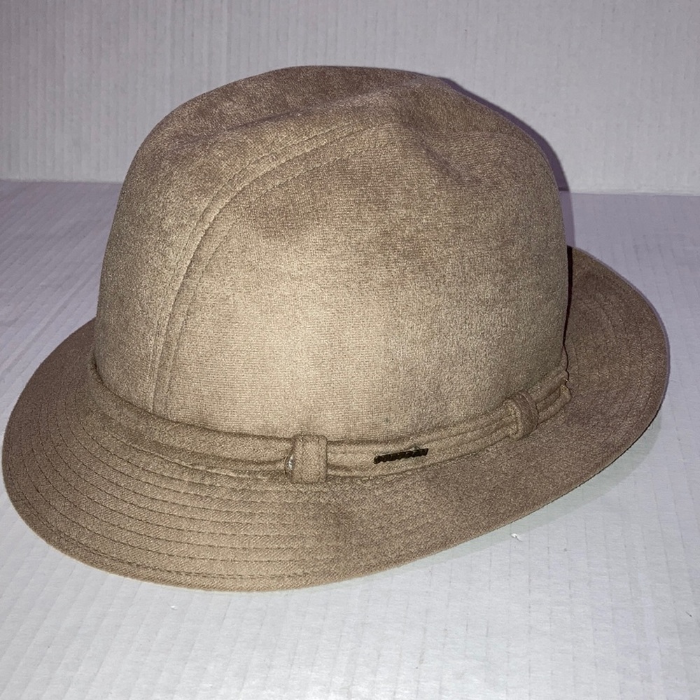 Vintage Stetson ‘Hustler’  Chamois bucket hat size 7 1/8 100% polyester
